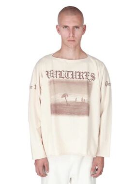 Yeezy Cream Crewneck Long Sleeve T Shirt 2 M/L